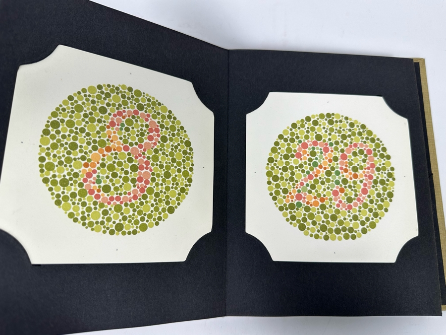 1964 Hardcover Book Tests For Colour-Blindness By S. Ishihara 24 Plates Tokyo Japan [Photo 5]