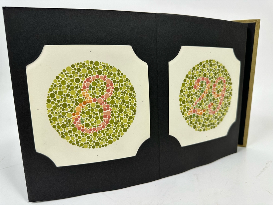 1964 Hardcover Book Tests For Colour-Blindness By S. Ishihara 24 Plates Tokyo Japan [Photo 3]