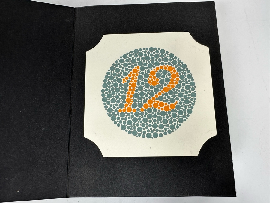 1964 Hardcover Book Tests For Colour-Blindness By S. Ishihara 24 Plates Tokyo Japan [Photo 4]