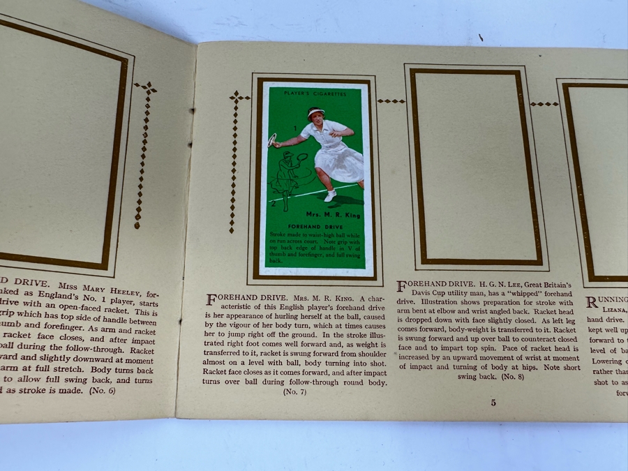 John Player & Sons Great Britain Cigarette Cards: Aircraft Of The Royal Air Force (Complete), Sea Fishes (Missing Several) And Tennis (Incomplete) - See Photos [Photo 35]