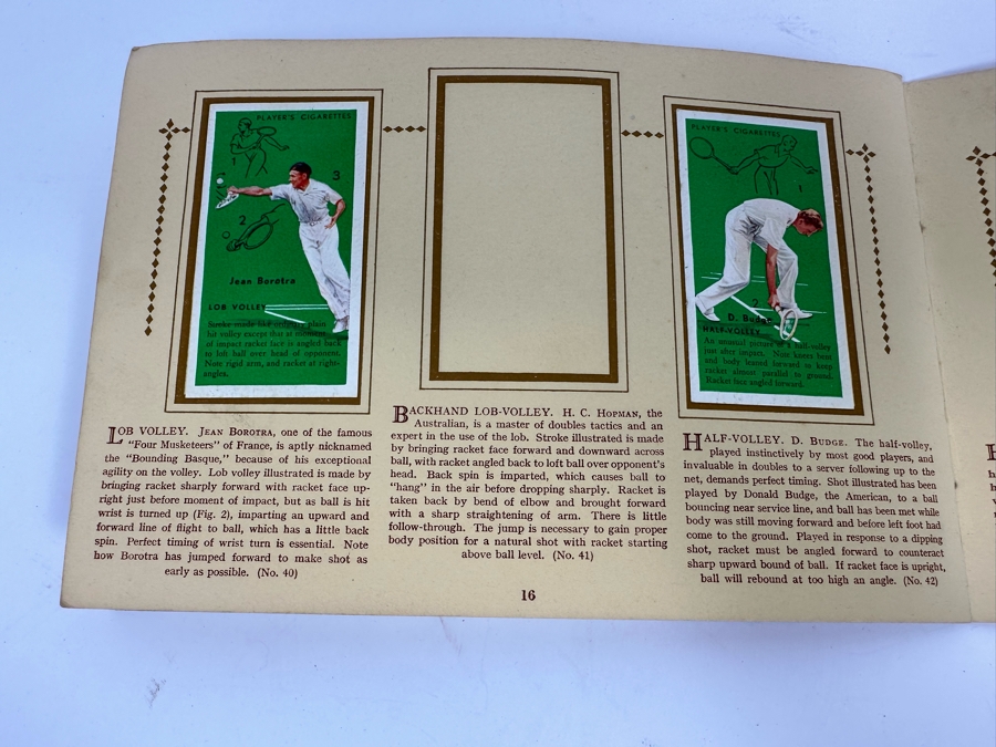 John Player & Sons Great Britain Cigarette Cards: Aircraft Of The Royal Air Force (Complete), Sea Fishes (Missing Several) And Tennis (Incomplete) - See Photos [Photo 43]