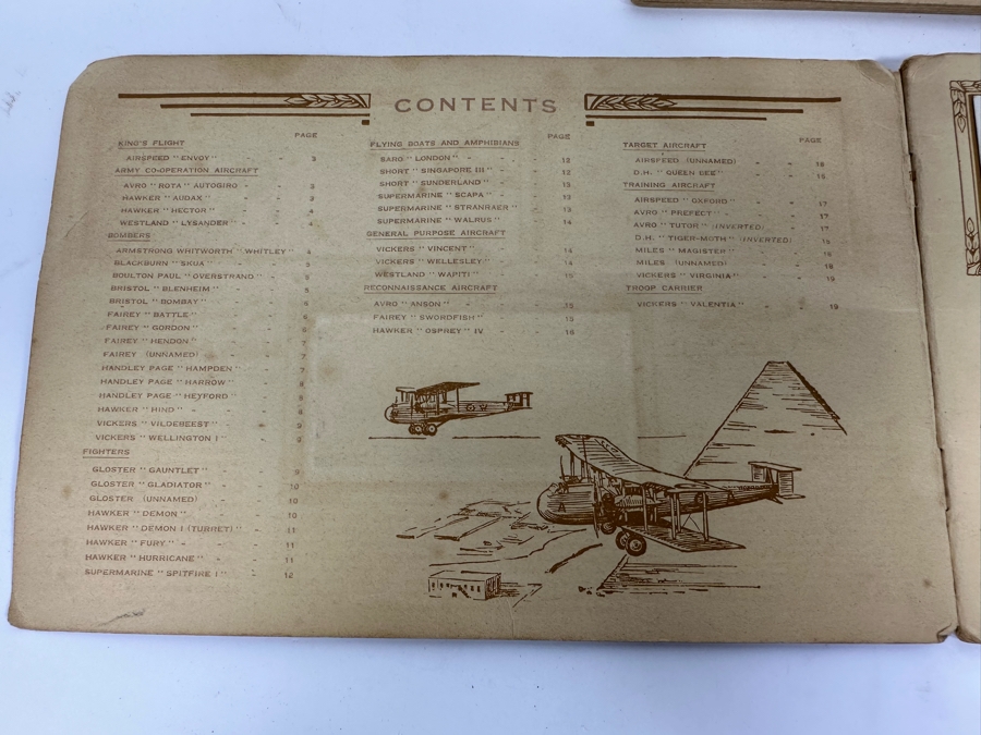 John Player & Sons Great Britain Cigarette Cards: Aircraft Of The Royal Air Force (Complete), Sea Fishes (Missing Several) And Tennis (Incomplete) - See Photos [Photo 15]