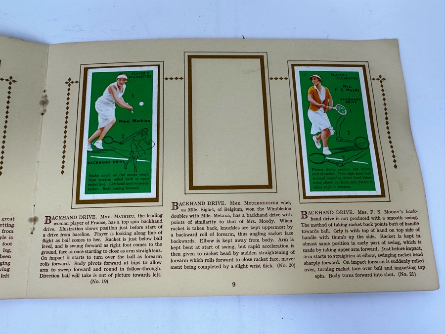 John Player & Sons Great Britain Cigarette Cards: Aircraft Of The Royal Air Force (Complete), Sea Fishes (Missing Several) And Tennis (Incomplete) - See Photos [Photo 37]