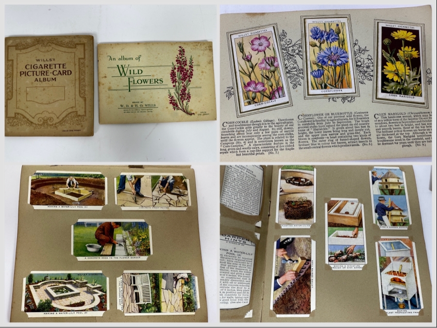 Wills's Cigarette Cards: Garden Hints (Complete 50 Cards) And Wild Flowers (Incomplete) - See Photos