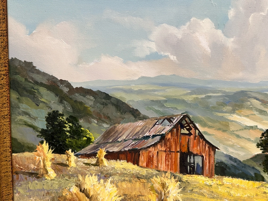 Linda Lee Original Landscape Painting On Canvas 24 X 18 Framed 32 X 26 [Photo 6]