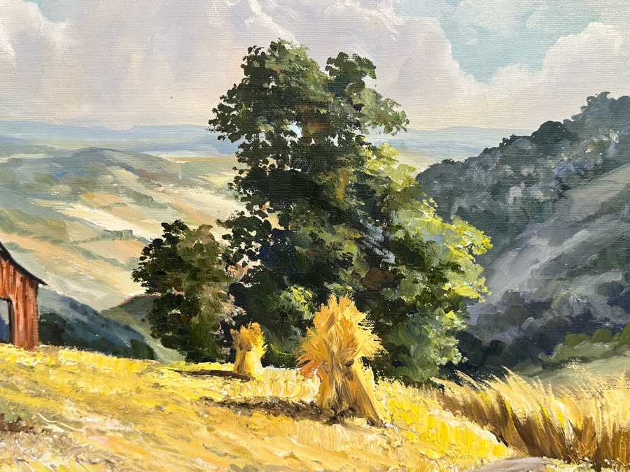 Linda Lee Original Landscape Painting On Canvas 24 X 18 Framed 32 X 26 [Photo 7]