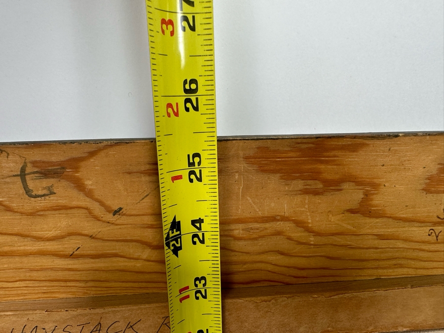 Miriam Spang 1957 Original Seascape Painting Titled Haystack Rock On Board 24 X 18 Framed 31.5 X 25.5 [Photo 17]