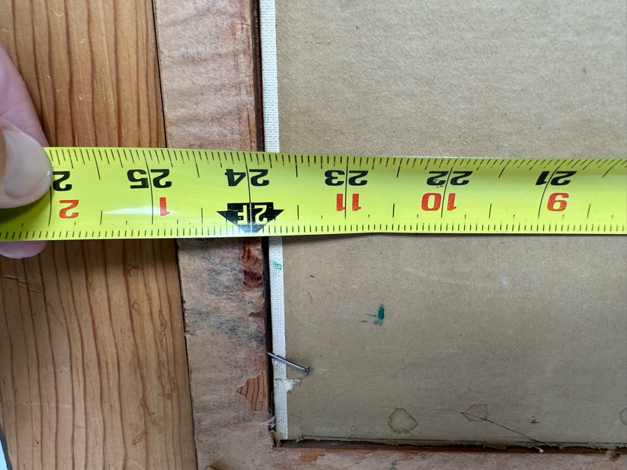 Miriam Spang 1957 Original Seascape Painting Titled Haystack Rock On Board 24 X 18 Framed 31.5 X 25.5 [Photo 14]