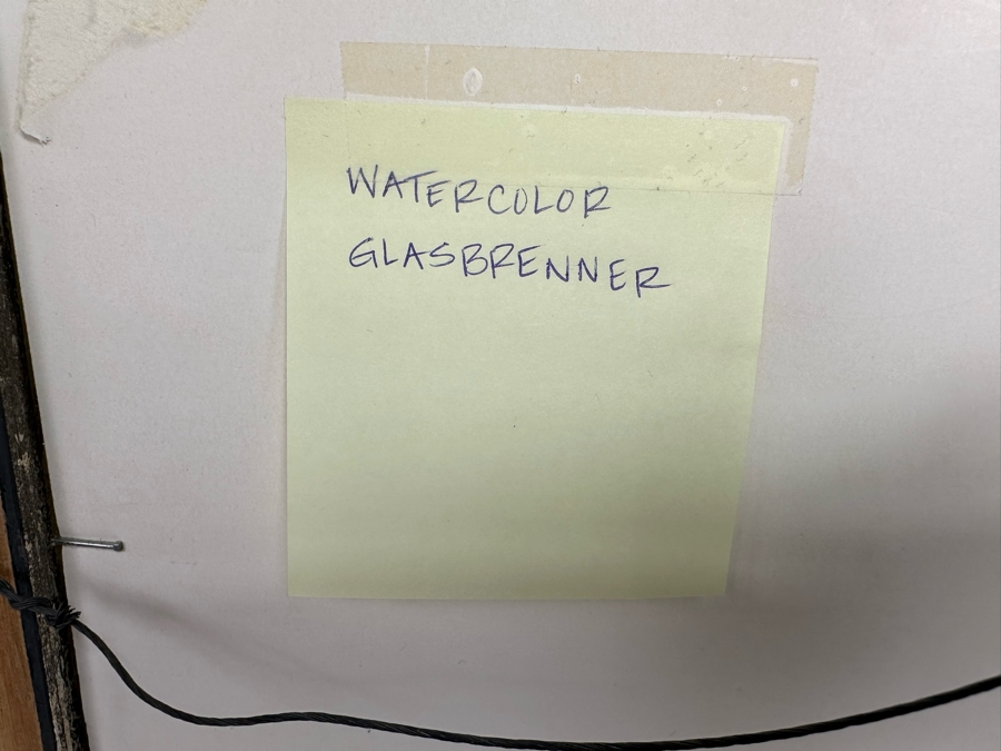 Edna Glasbrenner Original Watercolor Painting On Paper Of Orchids 11 X 15 Framed 18 X 22 [Photo 16]