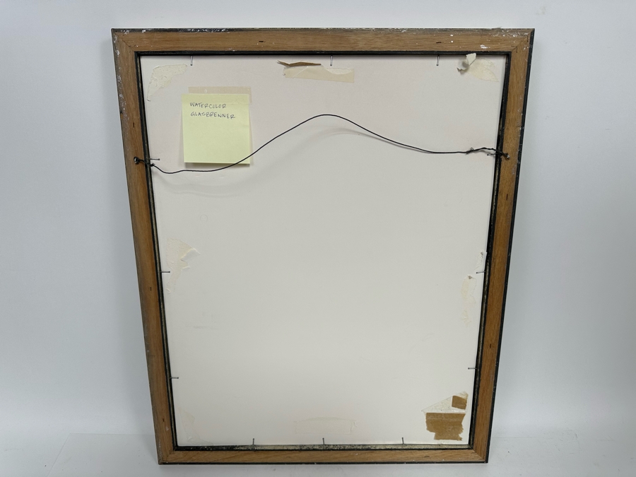 Edna Glasbrenner Original Watercolor Painting On Paper Of Orchids 11 X 15 Framed 18 X 22 [Photo 15]