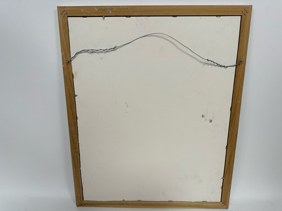 Edna Glasbrenner Original Watercolor Landscape Painting On Paper 11 X 16 Framed 18 X 22 [Photo 14]