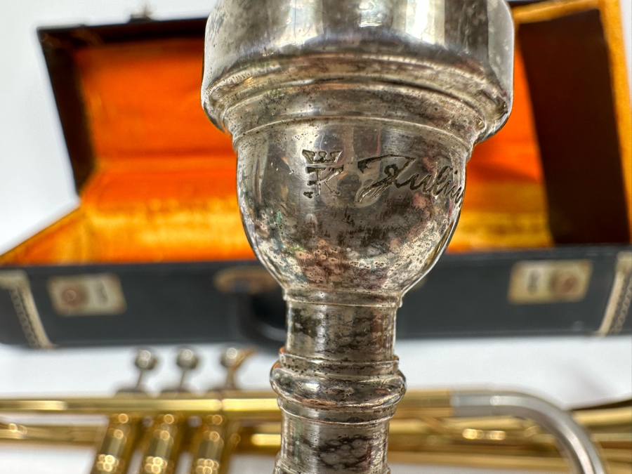 Vintage Julius Keilwerth German Trumpet 20L With Case [Photo 22]