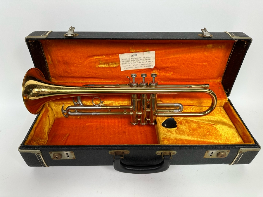Vintage Julius Keilwerth German Trumpet 20L With Case [Photo 2]