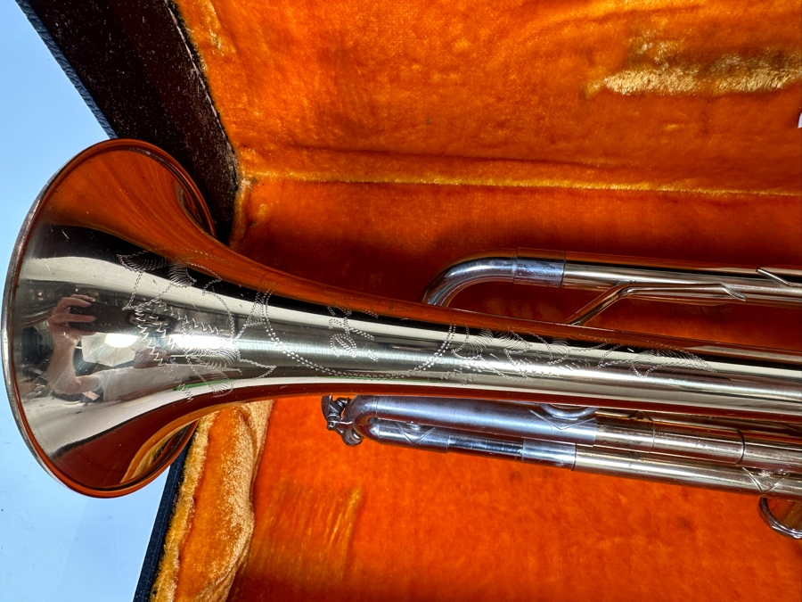 Vintage Julius Keilwerth German Trumpet 20L With Case [Photo 11]