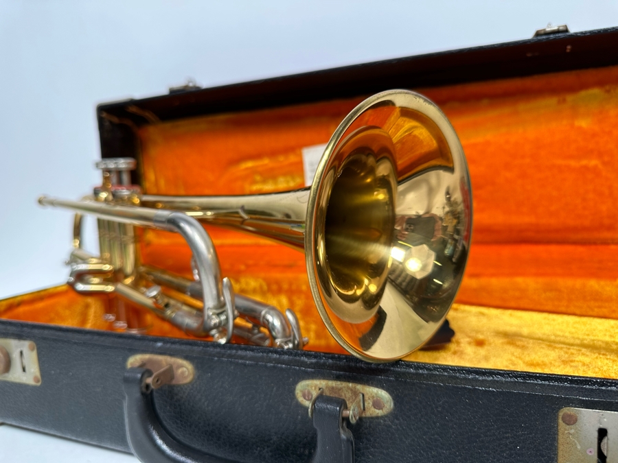 Vintage Julius Keilwerth German Trumpet 20L With Case [Photo 17]