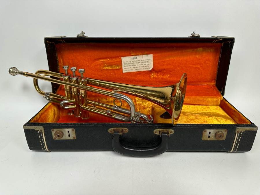Vintage Julius Keilwerth German Trumpet 20L With Case [Photo 26]
