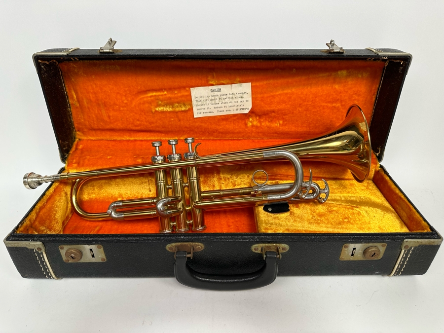 Vintage Julius Keilwerth German Trumpet 20L With Case [Photo 27]