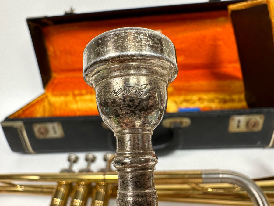 Vintage Julius Keilwerth German Trumpet 20L With Case [Photo 24]