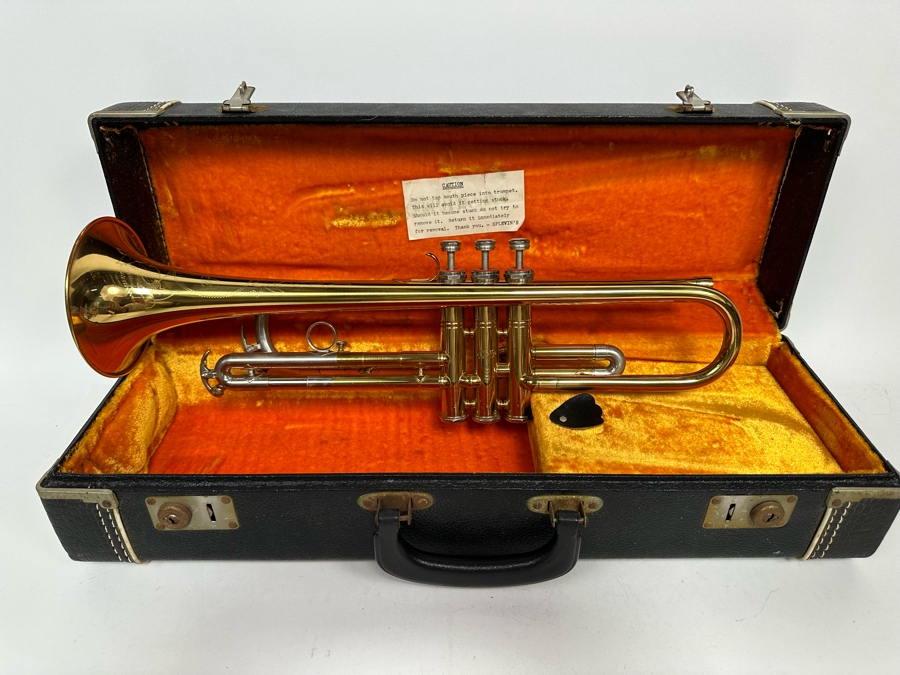 Vintage Julius Keilwerth German Trumpet 20L With Case [Photo 4]