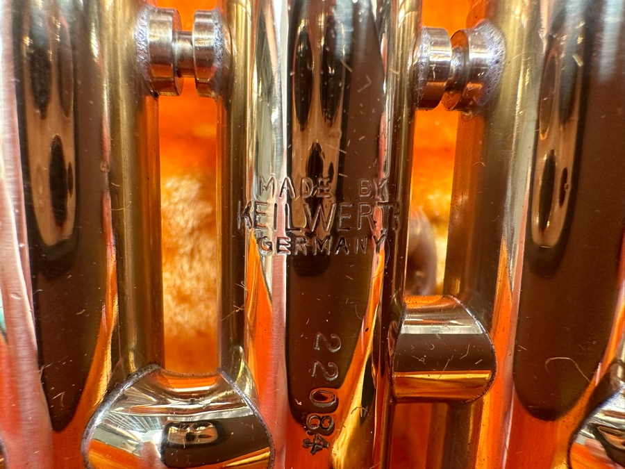 Vintage Julius Keilwerth German Trumpet 20L With Case [Photo 8]
