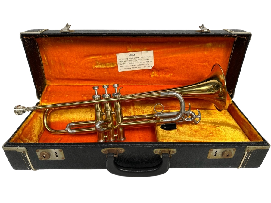 Vintage Julius Keilwerth German Trumpet 20L With Case