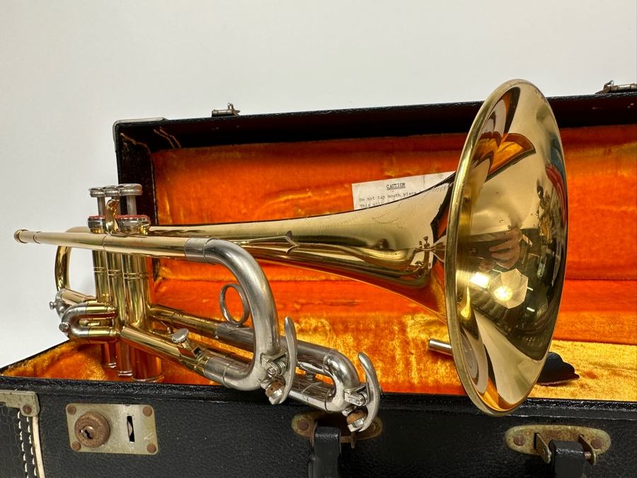 Vintage Julius Keilwerth German Trumpet 20L With Case [Photo 15]