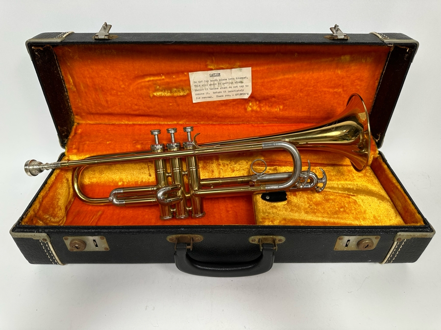 Vintage Julius Keilwerth German Trumpet 20L With Case [Photo 28]
