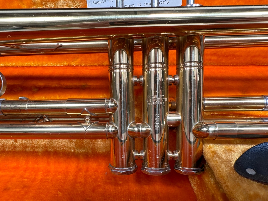 Vintage Julius Keilwerth German Trumpet 20L With Case [Photo 6]