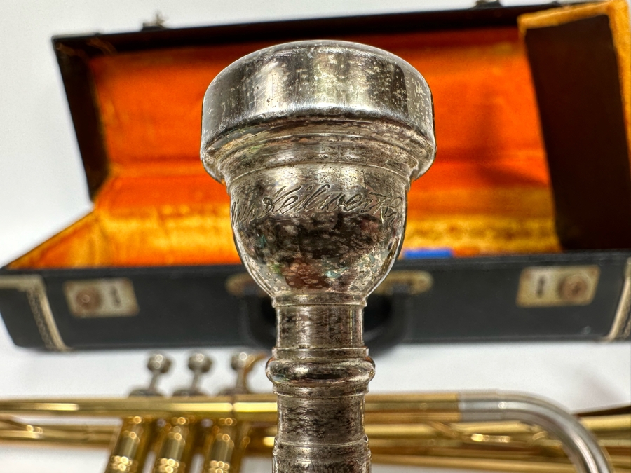 Vintage Julius Keilwerth German Trumpet 20L With Case [Photo 23]