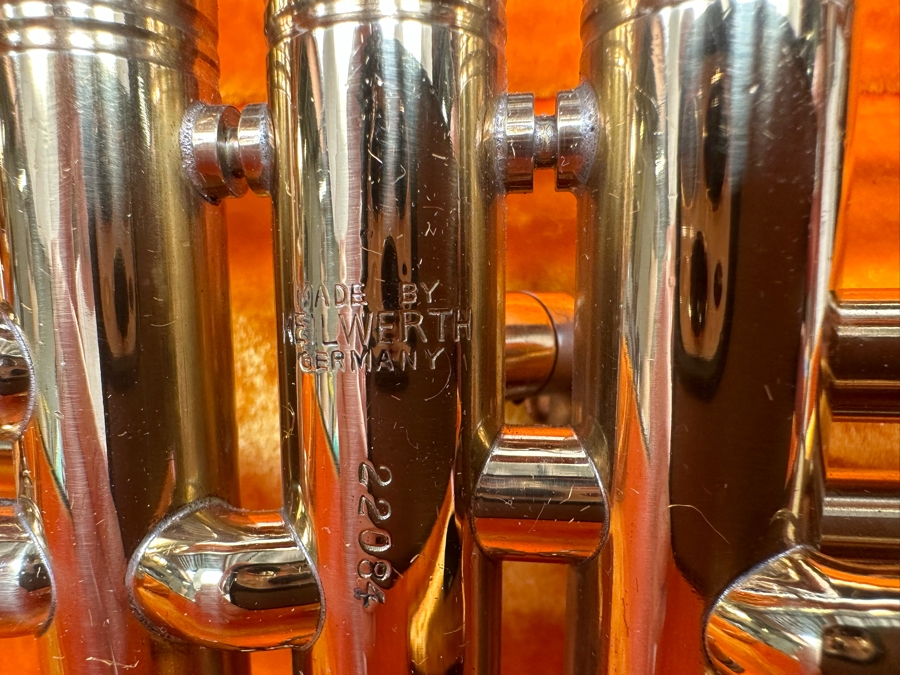 Vintage Julius Keilwerth German Trumpet 20L With Case [Photo 9]