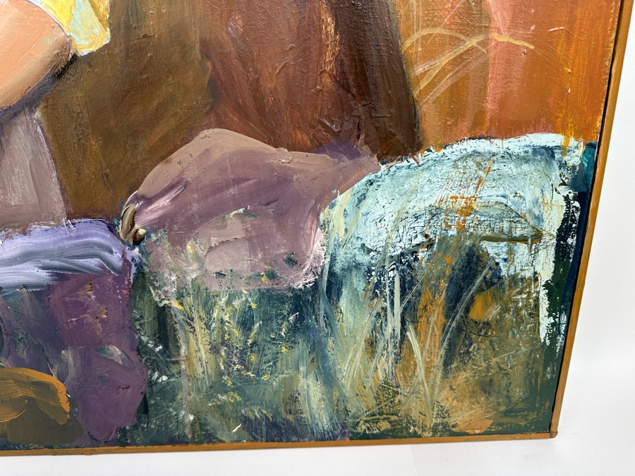 Original Painting On Canvas, Unattributed 36 X 48 [Photo 11]