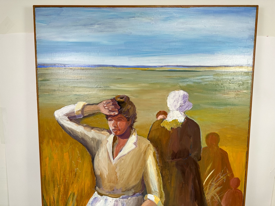 Original Painting On Canvas, Unattributed 36 X 48 [Photo 2]