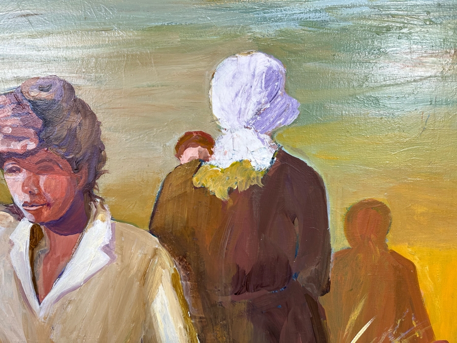 Original Painting On Canvas, Unattributed 36 X 48 [Photo 6]