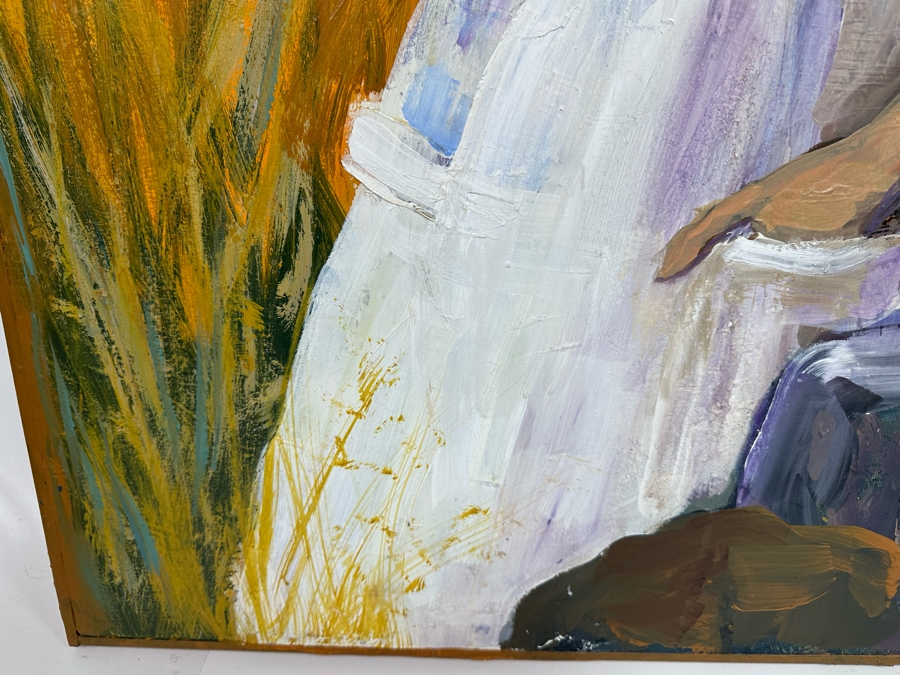Original Painting On Canvas, Unattributed 36 X 48 [Photo 9]