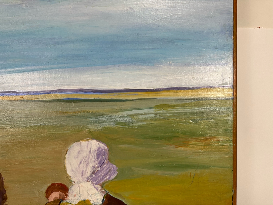 Original Painting On Canvas, Unattributed 36 X 48 [Photo 7]