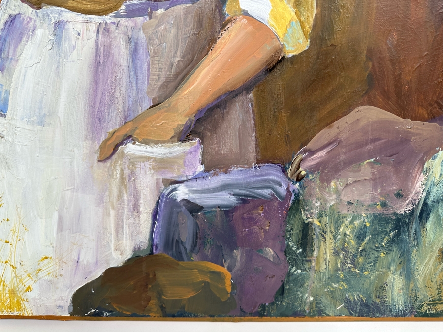 Original Painting On Canvas, Unattributed 36 X 48 [Photo 10]