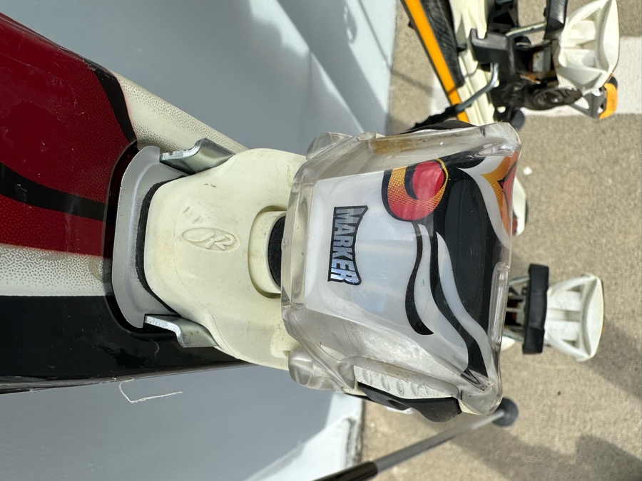 K2 Burnin Luv Skis 156 With Marker Bindings And LEKI Ventrix Carbon Poles [Photo 5]