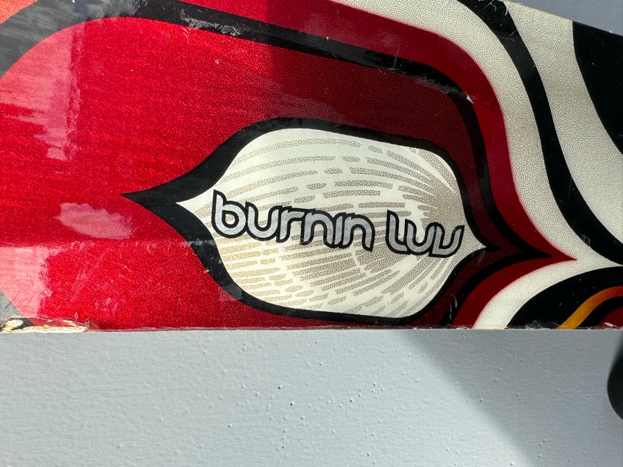 K2 Burnin Luv Skis 156 With Marker Bindings And LEKI Ventrix Carbon Poles [Photo 4]