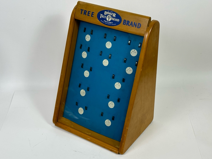 Boker Tree Brand Cutlery Mercantile Counter Top Pocket Watch Store Display 12W X 9D X 17H [Photo 6]