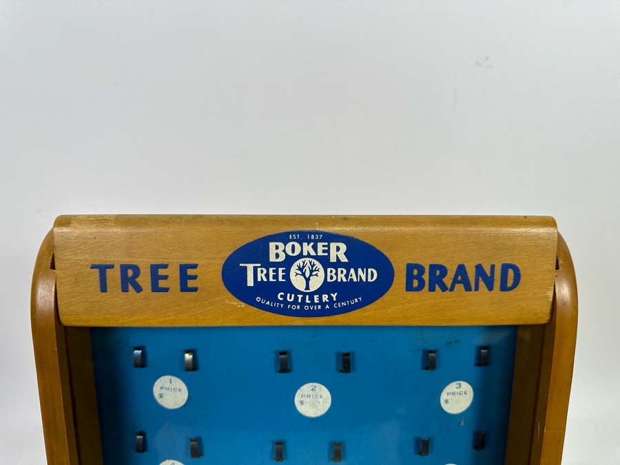 Boker Tree Brand Cutlery Mercantile Counter Top Pocket Watch Store Display 12W X 9D X 17H [Photo 7]