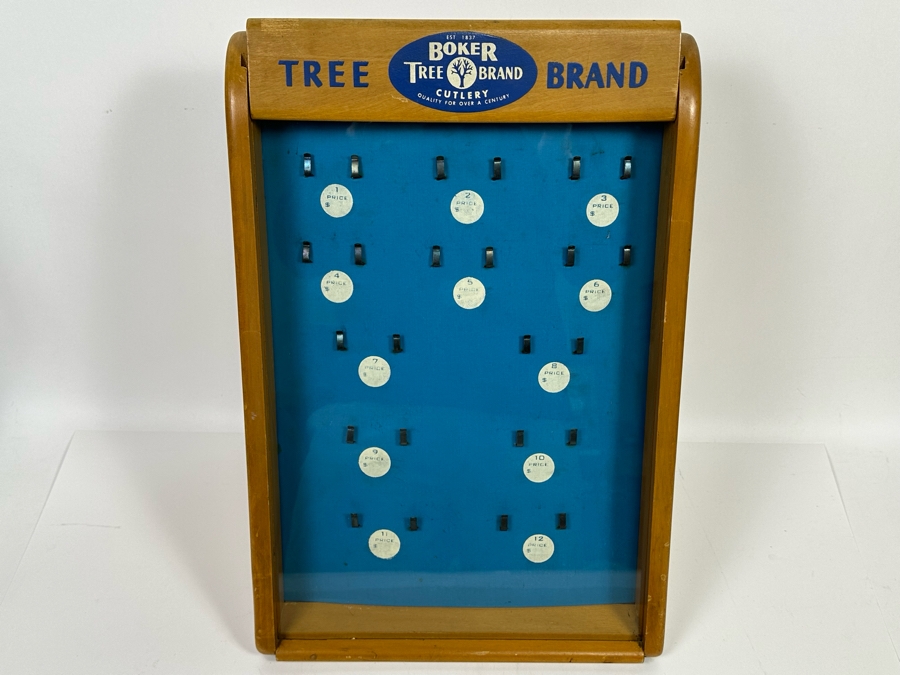 Boker Tree Brand Cutlery Mercantile Counter Top Pocket Watch Store Display 12W X 9D X 17H [Photo 4]