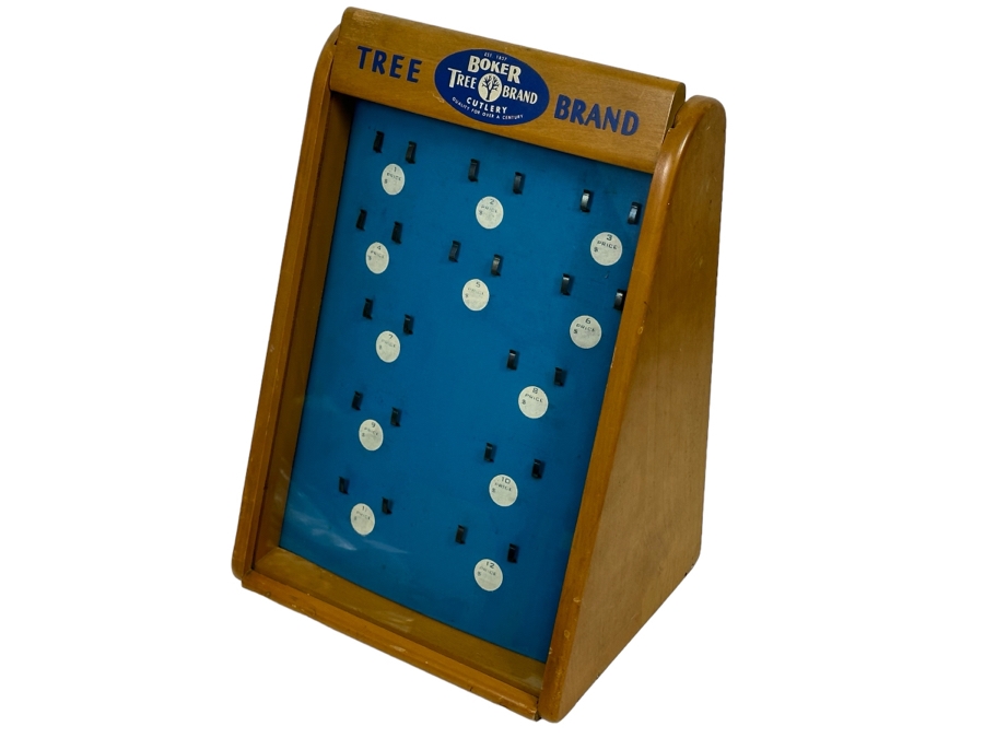 Boker Tree Brand Cutlery Mercantile Counter Top Pocket Watch Store Display 12W X 9D X 17H [Photo 2]