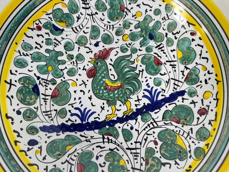 Hand Painted Italian Bowls Signed San Gimignano (1) 12R (3) 6R [Photo 4]