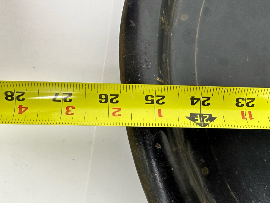 Old Hand Painted Spainish Metal Mother Of Pearl Oval Serving Tray 26 X 19 [Photo 10]