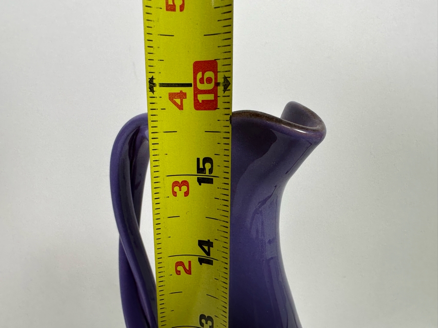 Pair Of Ceramic Pitchers Made In Italy For Vietri 16H And 14H [Photo 9]