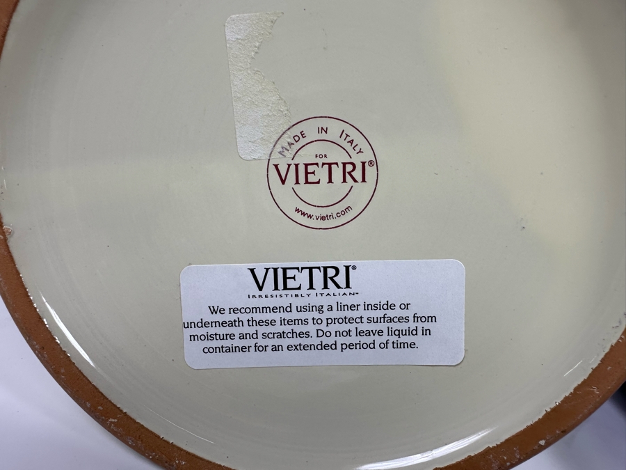 Pair Of Ceramic Pitchers Made In Italy For Vietri 16H And 14H [Photo 7]