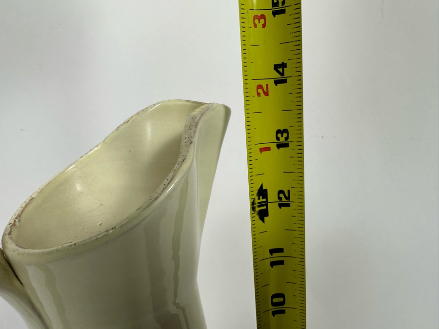 Pair Of Ceramic Pitchers Made In Italy For Vietri 16H And 14H [Photo 10]