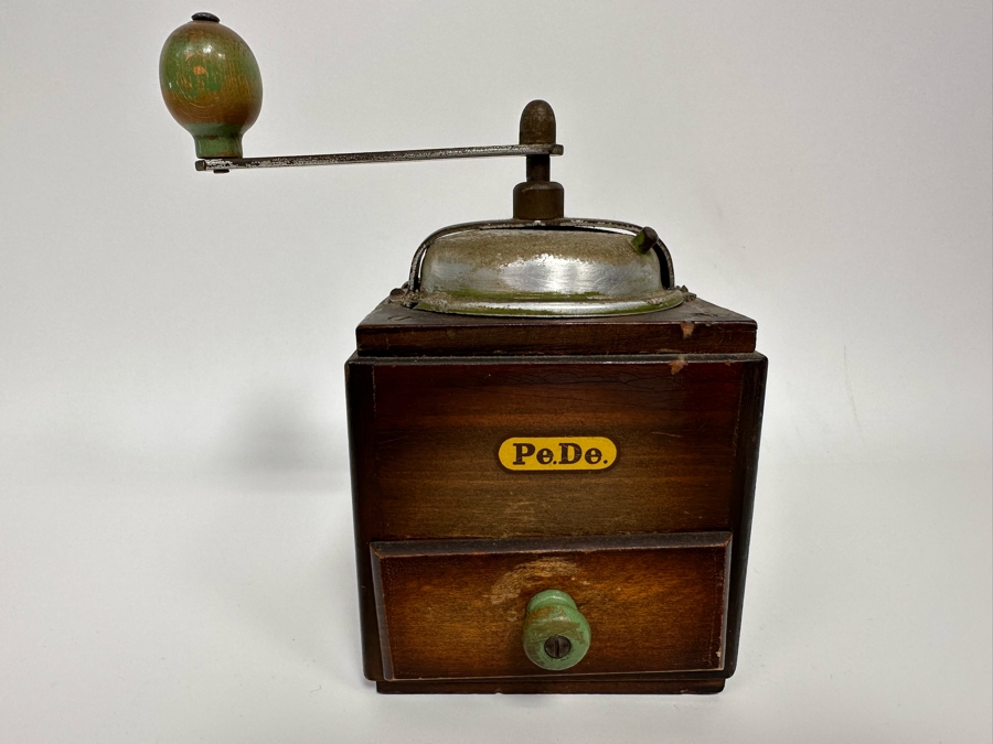 Vintage Coffee Grinder From The German-Occupied Netherlands Used During Operation Manna World War II Time Period To Grind Tulip Bulbs To Eat To Survive - Provenance Is From Grandson 4.5W X 5D X 8H [Photo 2]