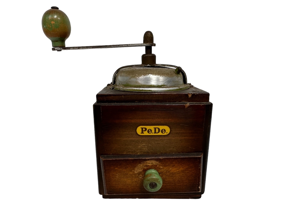 Vintage Coffee Grinder From The German-Occupied Netherlands Used During Operation Manna World War II Time Period To Grind Tulip Bulbs To Eat To Survive - Provenance Is From Grandson 4.5W X 5D X 8H [Photo 1]