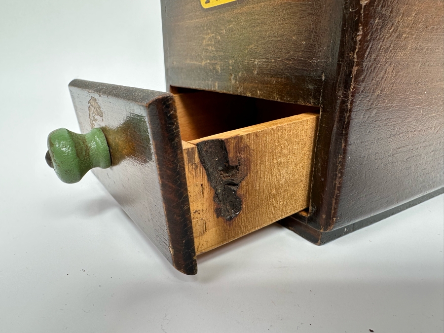 Vintage Coffee Grinder From The German-Occupied Netherlands Used During Operation Manna World War II Time Period To Grind Tulip Bulbs To Eat To Survive - Provenance Is From Grandson 4.5W X 5D X 8H [Photo 12]